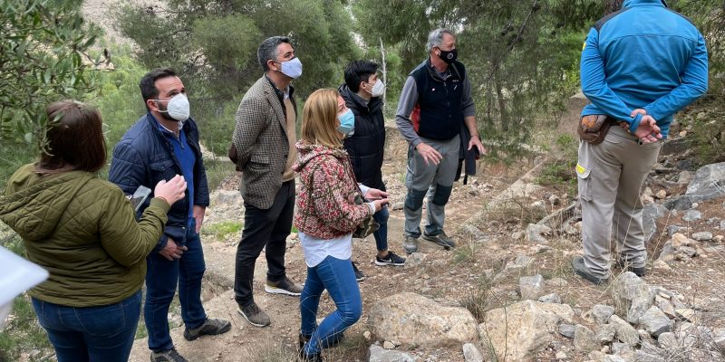 Muros de contención Sierra de Callosa