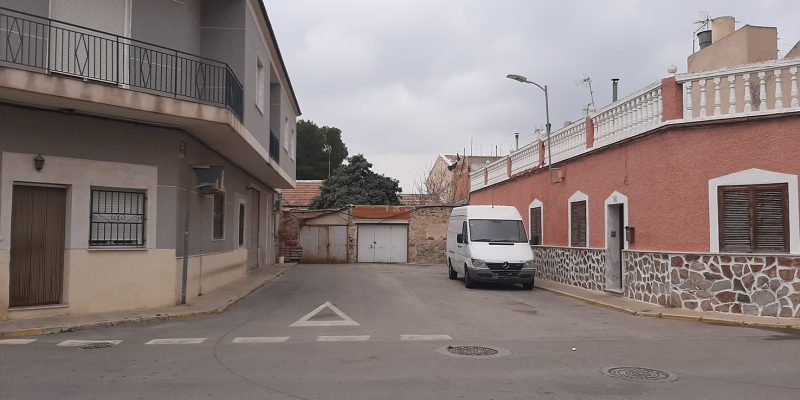 Conexión de calles en Rafal