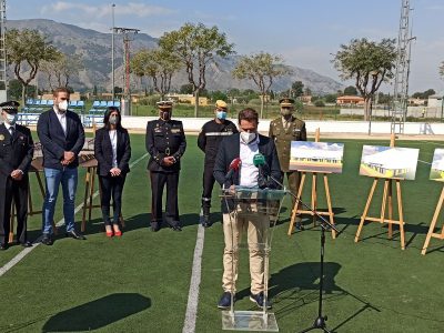 Redován dedica a la UME su futuro pabellón deportivo