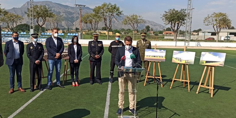 Redován dedica a la UME su futuro pabellón deportivo