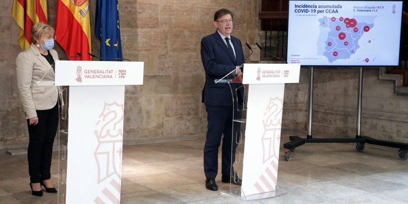 La Generalitat divulga los cambios en las restricciones contra la Covid