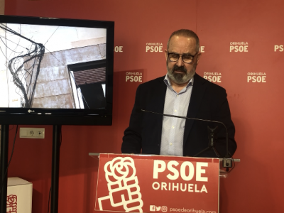 El PSOE reclama acabar con los cables aéreos en el casco histórico de Orihuela
