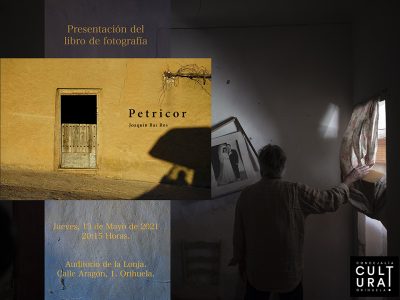 Joaquín Bas Ros presenta en Orihuela un libro de fotografía titulado 'Petricor'