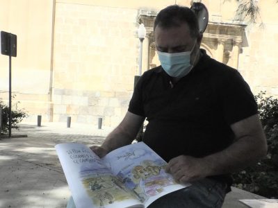 El ilustrador oriolan Rate Bas publica un libro con las viñetas sobre los 365 días de pandemia