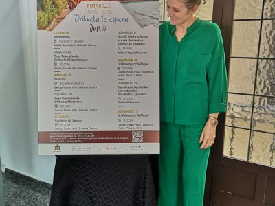 Orihuela organiza nuevas rutas turísticas para el mes de junio