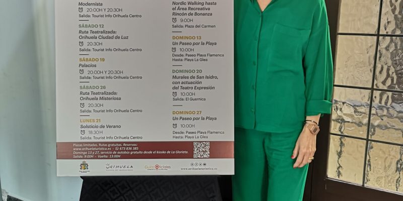 Orihuela organiza nuevas rutas turísticas para el mes de junio