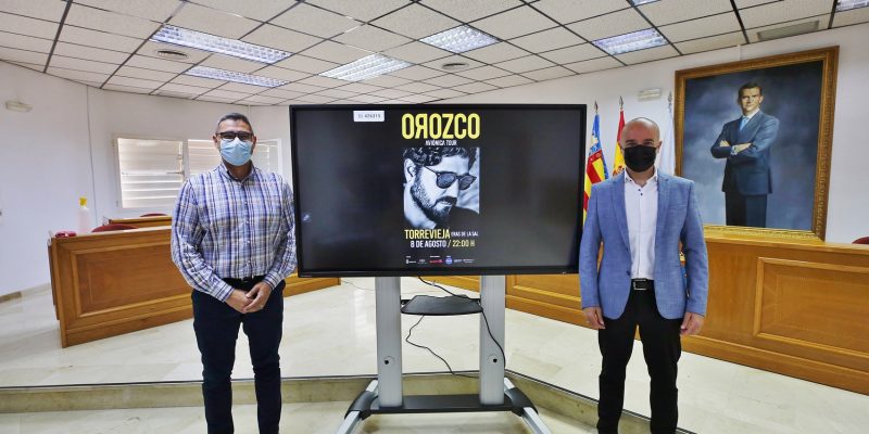 Antonio Orozco y "Pica-Pica" actuarán este verano en Torrevieja