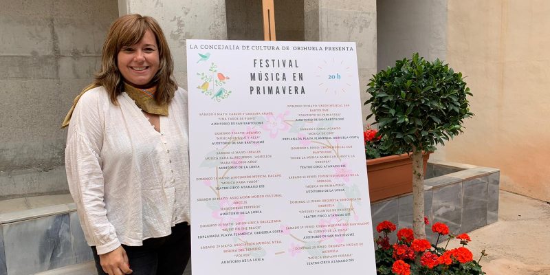 Cultura de Orihuela presenta el Festival 'Música en Primavera'