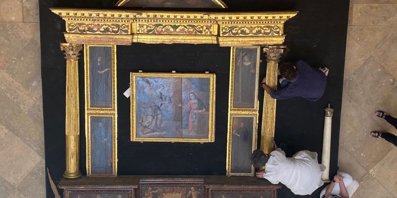 Descubren un retablo del Siglo XVI inédito en Orihuela