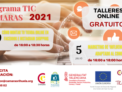 Cámara Orihuela ofrece dos cursos para comerciantes y empresarios