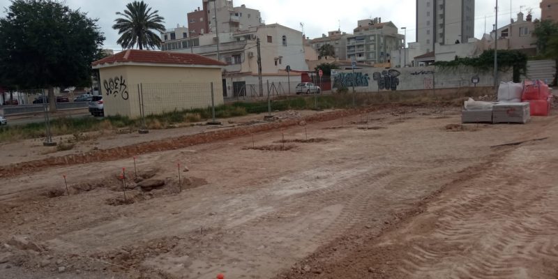 Comienza en Nueva Torrevieja la construcción de un parque de calistenia