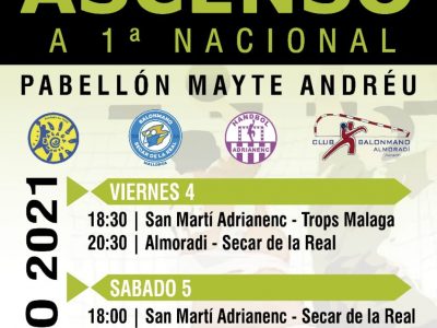 Almoradí celebra la fase de ascenso a 1ª Nacional de Balonmano