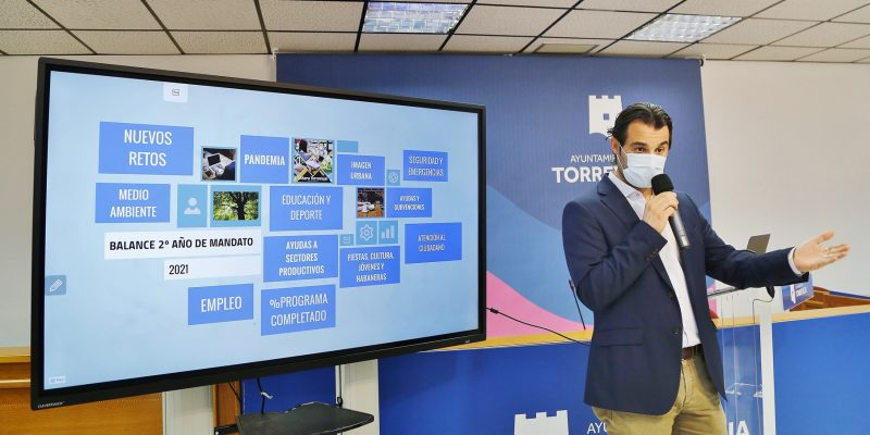 El alcalde de Torrevieja hace balance de sus dos primeros años de mandato