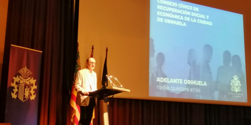 Orihuela presenta las conclusiones de su Consejo Cívico de Recuperación Social y Económica