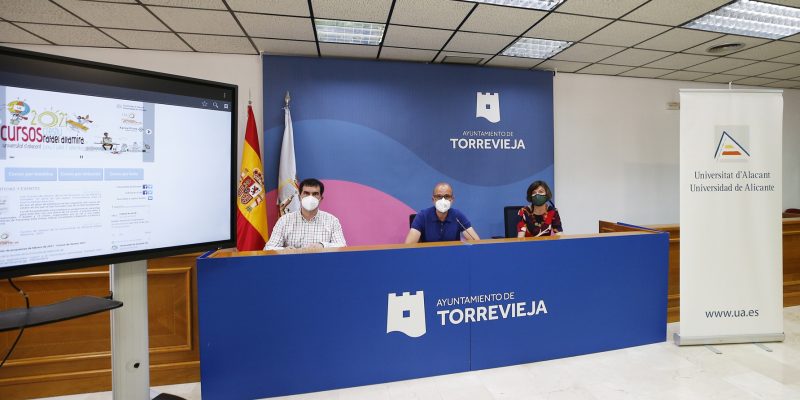 Torrevieja acogerá tres cursos de verano de la Universidad de Alicante
