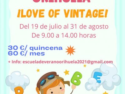 Orihuela abre el plazo de inscripción para la Escuela de Verano 2021