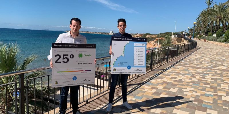 Orihuela informará de la previsión del estado del mar en sus playas