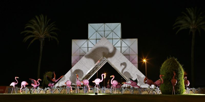 Torrevieja embellece la rotonda de la CV-905 con acceso a la N-332