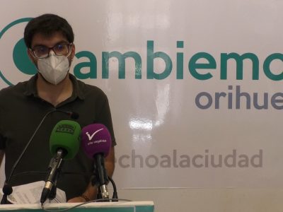 Cambiemos propone la elaboración de un Plan Municipal contra el Ruido para combatir la contaminación acústica en Orihuela. Su portavoz, Carlos Bernabé, considera que abordar este problema permitirá hacer la localidad "más saludable, sostenible y habitable"