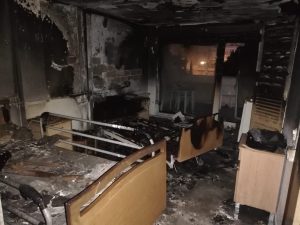 La residencia de ancianos de Torrevieja sufre un incendio en una de sus habitaciones