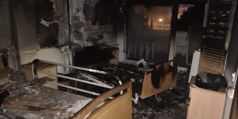 La residencia de ancianos de Torrevieja sufre un incendio en una de sus habitaciones