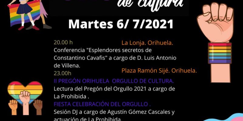 La Prohibida ofrece este martes en Orihuela el pregón 'Orgullo de Cultura'