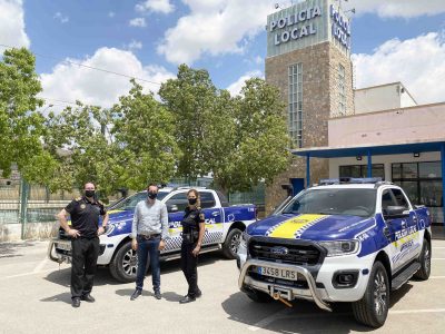 La Policía Local de Orihuela incorpora dos vehículos todoterreno