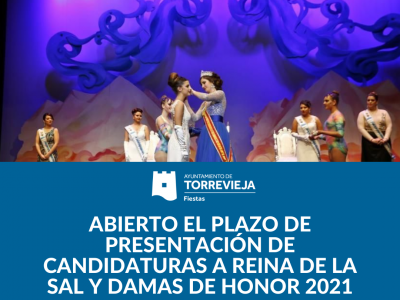 Torrevieja presenta las bases para elegir a la nueva Reina de la Sal y sus Damas