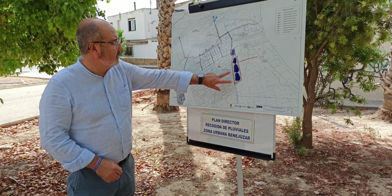 El plan director de recogida de pluviales de Benejúzar contempla un nuevo jardín