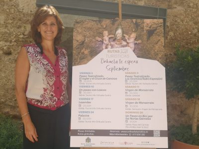 Mariola Rocamora. Rutas turísticas septiembre Orihuela