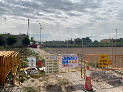 Orihuela renueva la red de agua potable en Molíns y La Campaneta