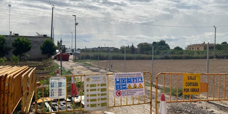 Orihuela renueva la red de agua potable en Molíns y La Campaneta