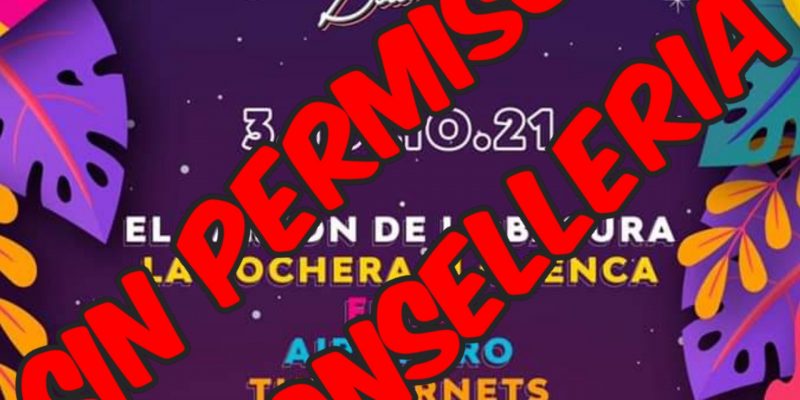 Dolores celebró un festival sin el consentimiento de Conselleria