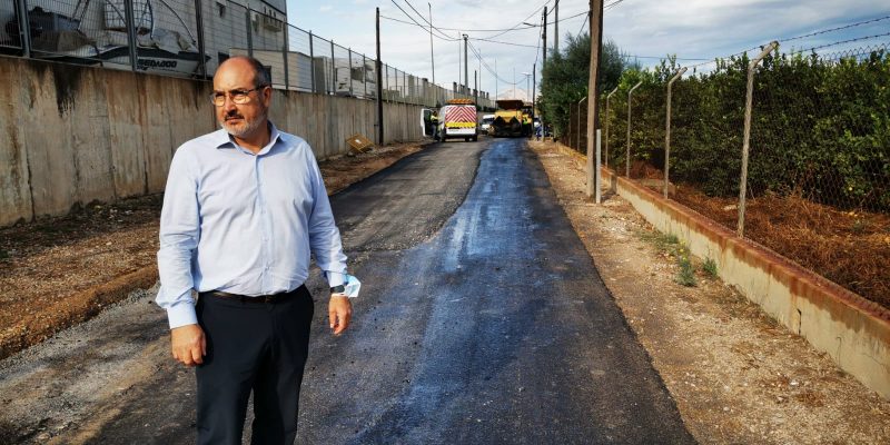 Benejúzar comienza con las obras del camino viejo de Almoradí