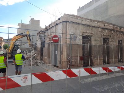 Rafal inicia la demolición del edificio del Sindicato Agrícola