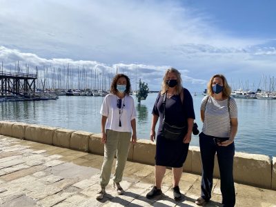 La periodista Danesa Hanne Olsen visita Torrevieja