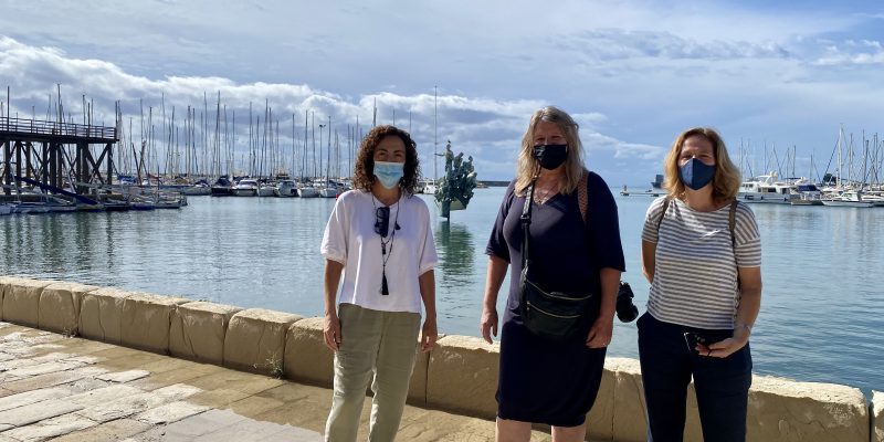 La periodista Danesa Hanne Olsen visita Torrevieja