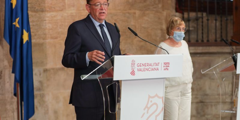 Ximo Puig anuncia el fin del toque de queda y la reapertura del ocio nocturno
