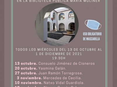 Consuelo Jiménez de Cisneros inaugura el VII Ciclo de 'Encuentros con la Poesía'