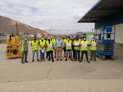 Clausuran el curso de 'Plataformas Elevadoras' en Orihuela