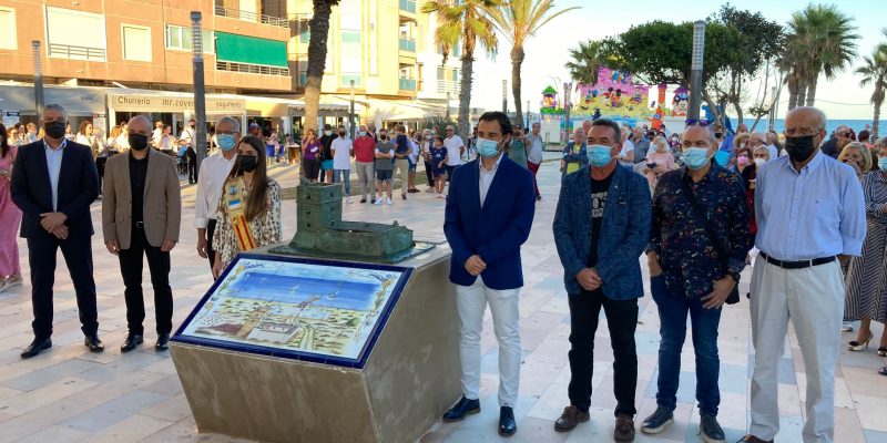 Se inaugura el monolito sobre la recreación del cortijo y Torre de La Mata