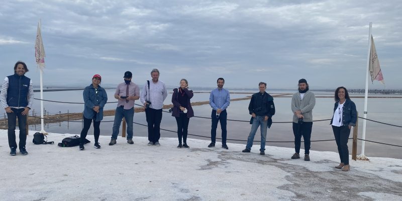 Localizadores de producciones cinematográficas visitan las salinas de Torrevieja