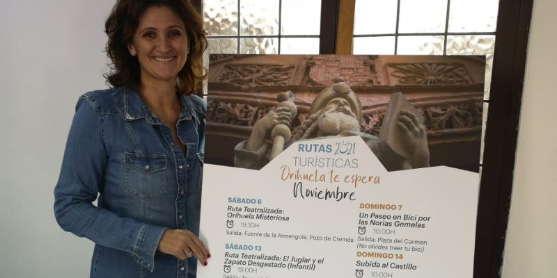 La concejalía de Turismo de Orihuela presenta sus rutas para noviembre