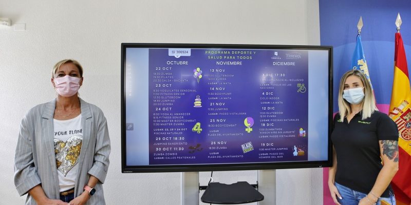 Torrevieja presenta el programa 'Deporte y salud para todos'