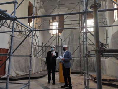 En breve comenzará la rehabilitación de la bóveda de sacristía de las Santas Justa y Rufina de Orihuela