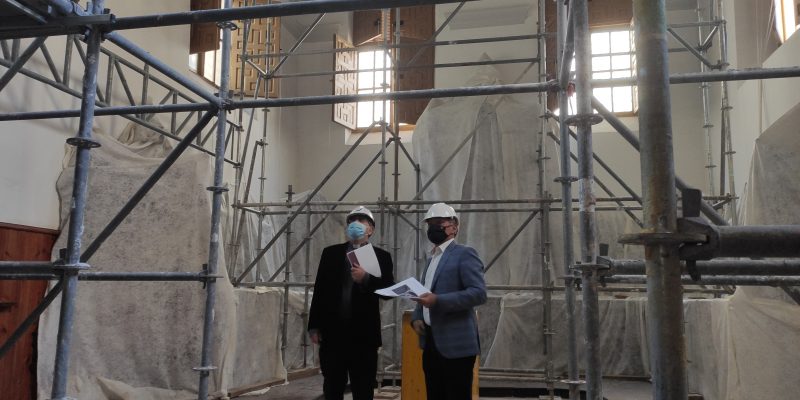 En breve comenzará la rehabilitación de la bóveda de sacristía de las Santas Justa y Rufina de Orihuela