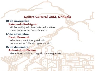 Orihuela acoge el miércoles una conferencia sobre el Marqués de los Vélez