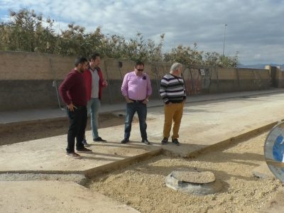 San Isidro ejecuta las obras de drenaje de pluviales en la calle Juan Carlos I