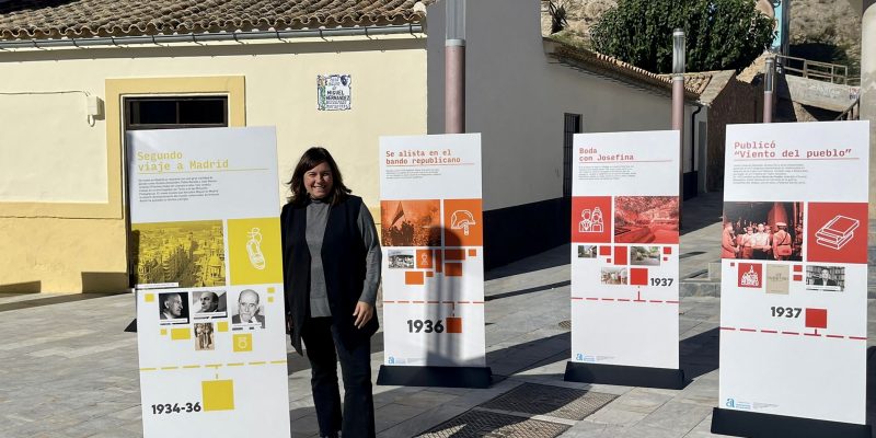Orihuela elabora una exposición didáctica sobre Miguel Hernández
