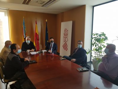 El Plan Vega Renhace y el Juzgado de Aguas de Orihuela revisan las obras antiinundaciones